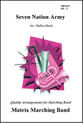 Seven Nation Army Marching Band sheet music cover